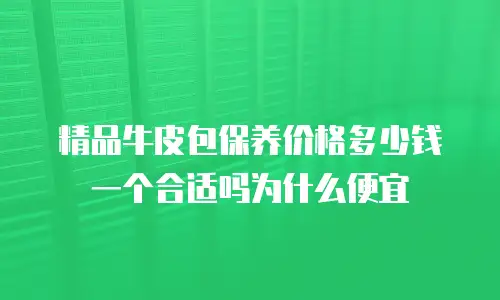 精品牛皮包保养价格多少钱一个合适吗为什么便宜