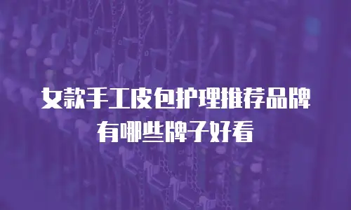 女款手工皮包护理推荐品牌有哪些牌子好看