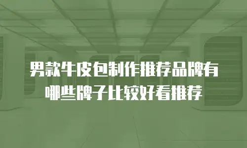 男款牛皮包制作推荐品牌有哪些牌子比较好看推荐
