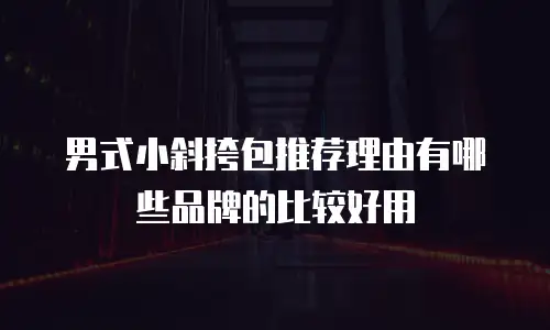 男式小斜挎包推荐理由有哪些品牌的比较好用