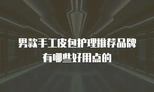 男款手工皮包护理推荐品牌有哪些好用点的