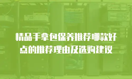 精品手拿包保养推荐哪款好点的推荐理由及选购建议