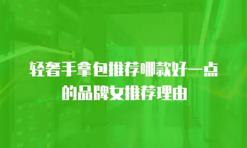 轻奢手拿包推荐哪款好一点的品牌女推荐理由