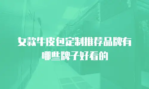 女款牛皮包定制推荐品牌有哪些牌子好看的