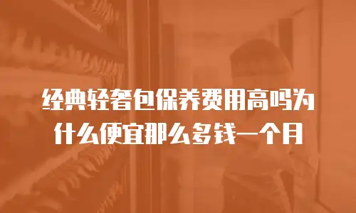 经典轻奢包保养费用高吗为什么便宜那么多钱一个月