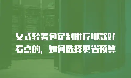 女式轻奢包定制推荐哪款好看点的，如何选择更省预算