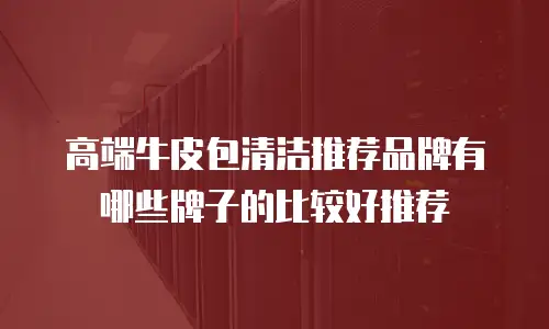 高端牛皮包清洁推荐品牌有哪些牌子的比较好推荐