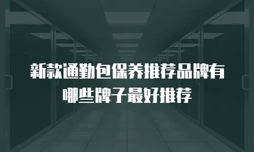 新款通勤包保养推荐品牌有哪些牌子最好推荐