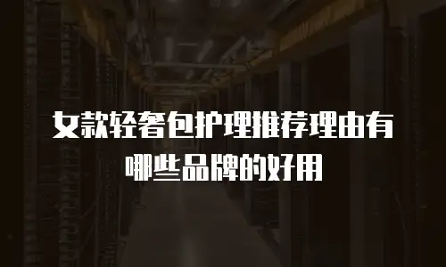 女款轻奢包护理推荐理由有哪些品牌的好用