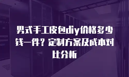 男式手工皮包diy价格多少钱一件？定制方案及成本对比分析