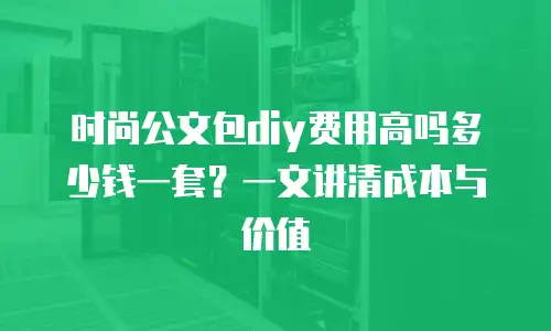 时尚公文包diy费用高吗多少钱一套？一文讲清成本与价值