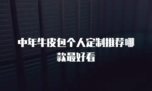 中年牛皮包个人定制推荐哪款最好看