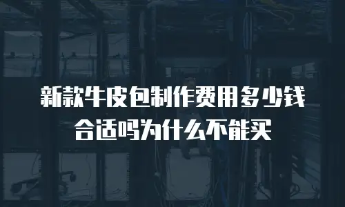 新款牛皮包制作费用多少钱合适吗为什么不能买