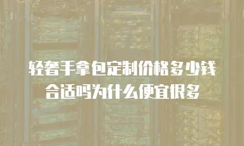 轻奢手拿包定制价格多少钱合适吗为什么便宜很多
