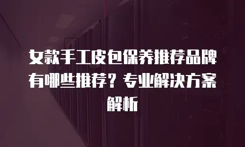 女款手工皮包保养推荐品牌有哪些推荐？专业解决方案解析