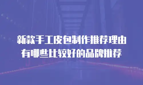 新款手工皮包制作推荐理由有哪些比较好的品牌推荐