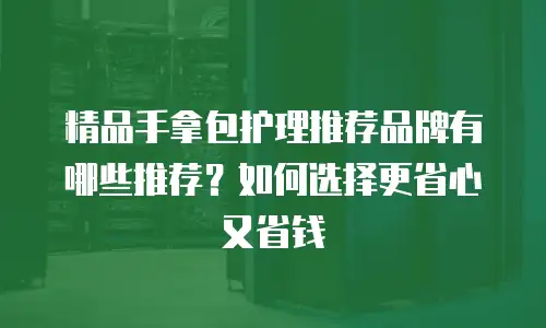 精品手拿包护理推荐品牌有哪些推荐？如何选择更省心又省钱