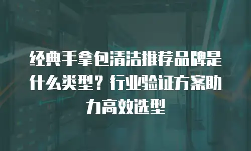 经典手拿包清洁推荐品牌是什么类型？行业验证方案助力高效选型