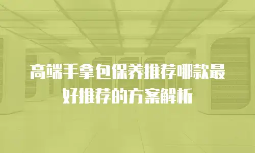 高端手拿包保养推荐哪款最好推荐的方案解析