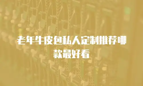 老年牛皮包私人定制推荐哪款最好看