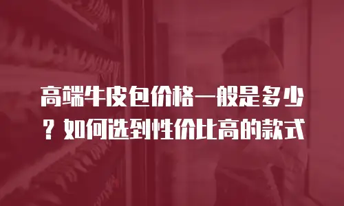高端牛皮包价格一般是多少？如何选到性价比高的款式