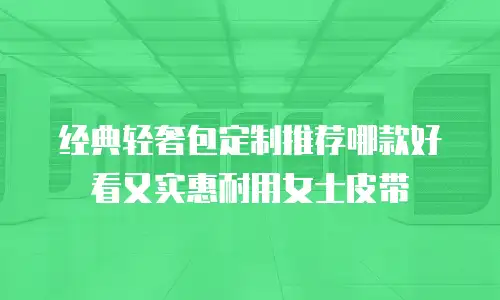 经典轻奢包定制推荐哪款好看又实惠耐用女士皮带