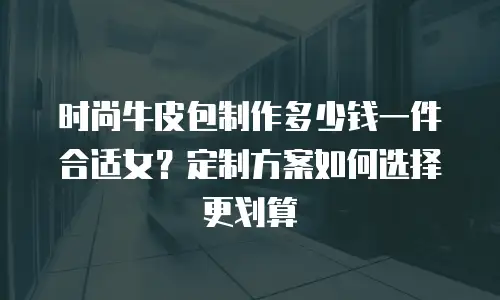 时尚牛皮包制作多少钱一件合适女？定制方案如何选择更划算