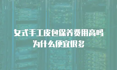 女式手工皮包保养费用高吗为什么便宜很多
