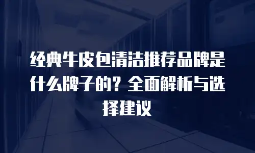 经典牛皮包清洁推荐品牌是什么牌子的？全面解析与选择建议