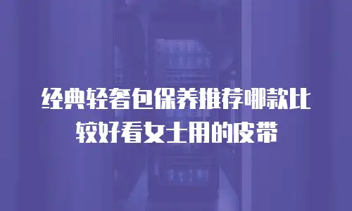 经典轻奢包保养推荐哪款比较好看女士用的皮带