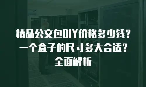 精品公文包DIY价格多少钱？一个盒子的尺寸多大合适？全面解析