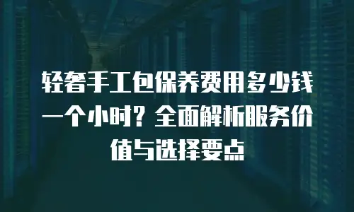 轻奢手工包保养费用多少钱一个小时？全面解析服务价值与选择要点