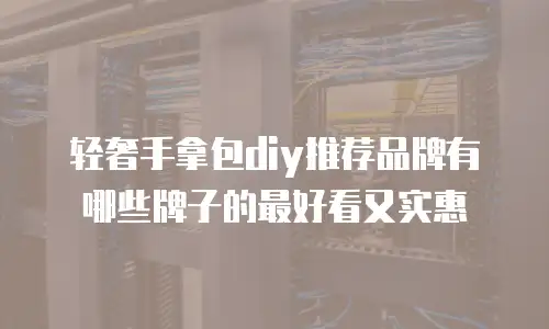 轻奢手拿包diy推荐品牌有哪些牌子的最好看又实惠