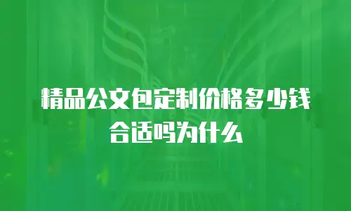 精品公文包定制价格多少钱合适吗为什么