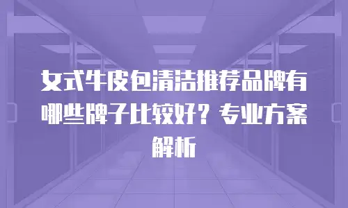 女式牛皮包清洁推荐品牌有哪些牌子比较好？专业方案解析