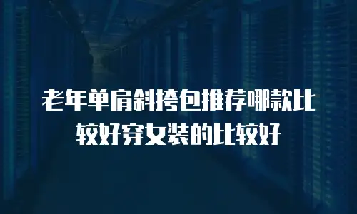 老年单肩斜挎包推荐哪款比较好穿女装的比较好