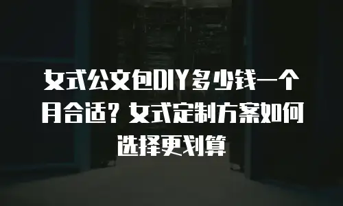 女式公文包DIY多少钱一个月合适？女式定制方案如何选择更划算
