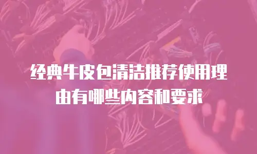 经典牛皮包清洁推荐使用理由有哪些内容和要求