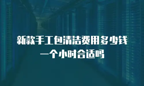 新款手工包清洁费用多少钱一个小时合适吗
