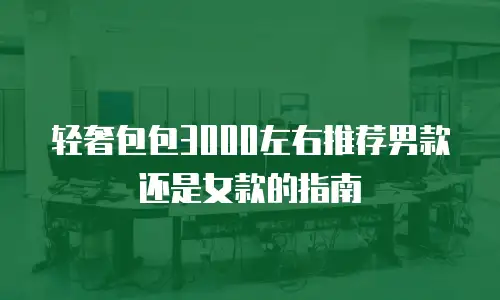 轻奢包包3000左右推荐男款还是女款的指南