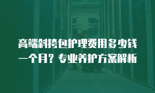 高端斜挎包护理费用多少钱一个月？专业养护方案解析