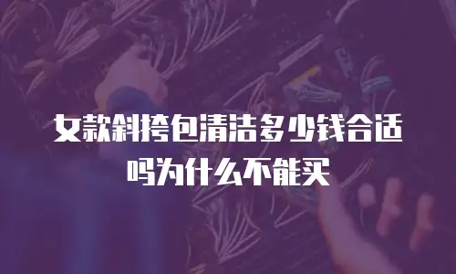 女款斜挎包清洁多少钱合适吗为什么不能买