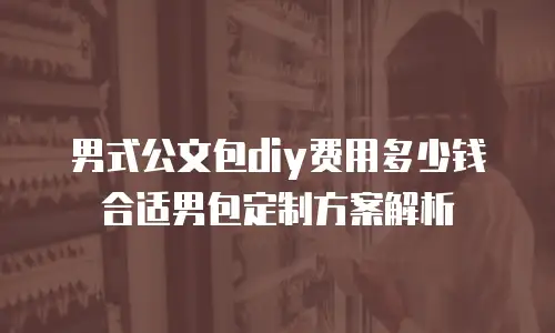 男式公文包diy费用多少钱合适男包定制方案解析