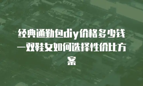 经典通勤包diy价格多少钱 一双鞋女如何选择性价比方案