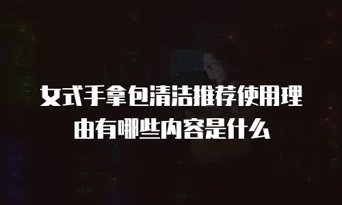 女式手拿包清洁推荐使用理由有哪些内容是什么