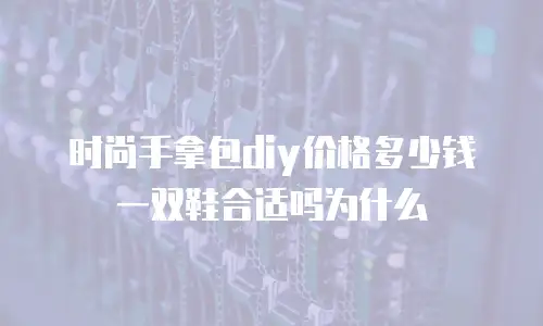 时尚手拿包diy价格多少钱一双鞋合适吗为什么