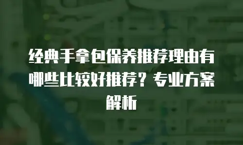经典手拿包保养推荐理由有哪些比较好推荐？专业方案解析