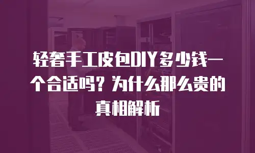 轻奢手工皮包DIY多少钱一个合适吗？为什么那么贵的真相解析