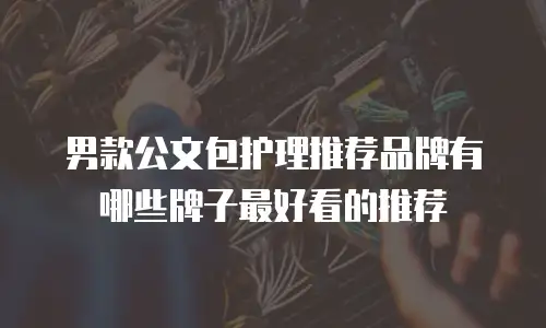 男款公文包护理推荐品牌有哪些牌子最好看的推荐