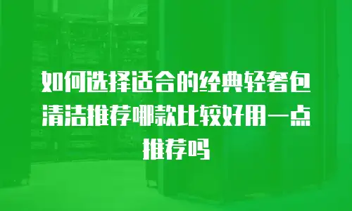 如何选择适合的经典轻奢包清洁推荐哪款比较好用一点推荐吗